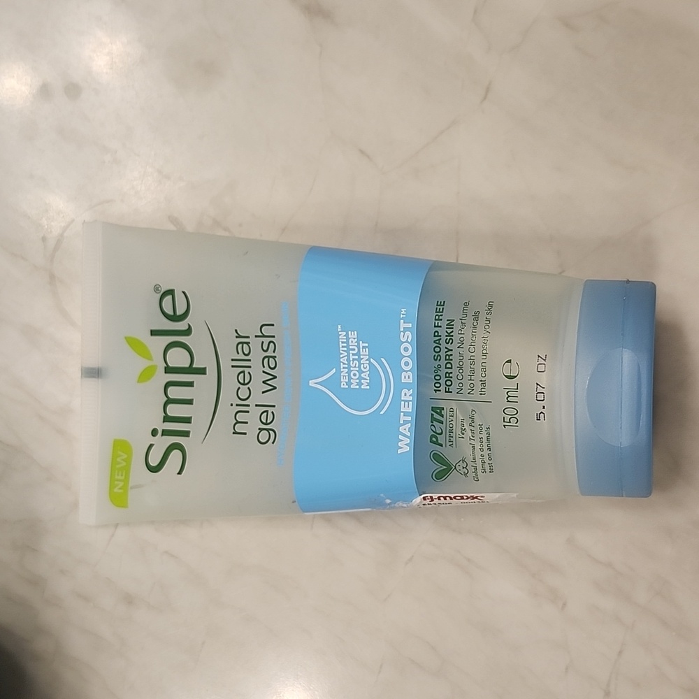 Simple Micellar gel wash